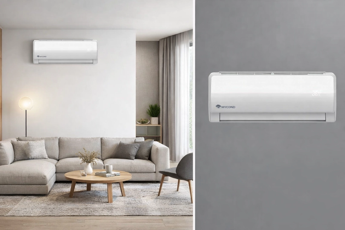Mycond Настінні фанкойли серії MHW Q в приміщенні