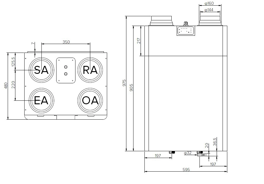 MyCond MCFA Габаритні розміри - 2