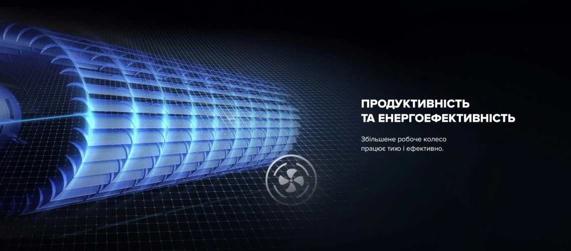 Mycond Настінні фанкойли серії MHW Q збільшене робоче колесо