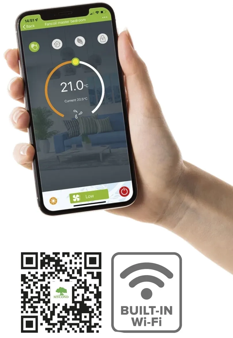 MyCond Silent мобільний додаток керування через Wi-Fi