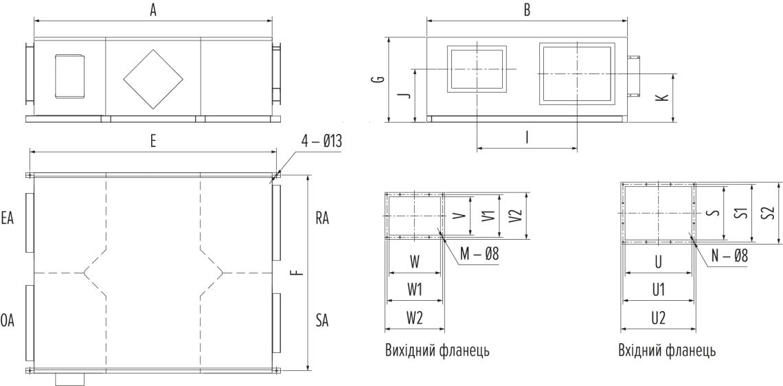 MyCond MV***I-W Габаритні розміри - 3