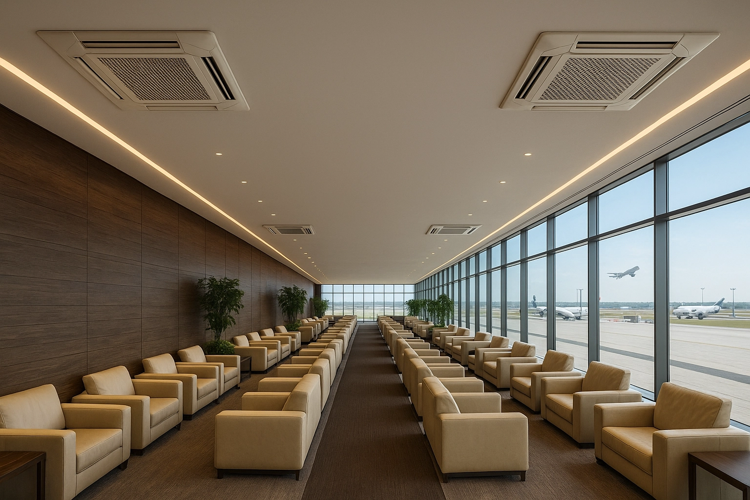 Касетний фанкойл Mycond MCFK-T2, ідеальний для торговельних центрів