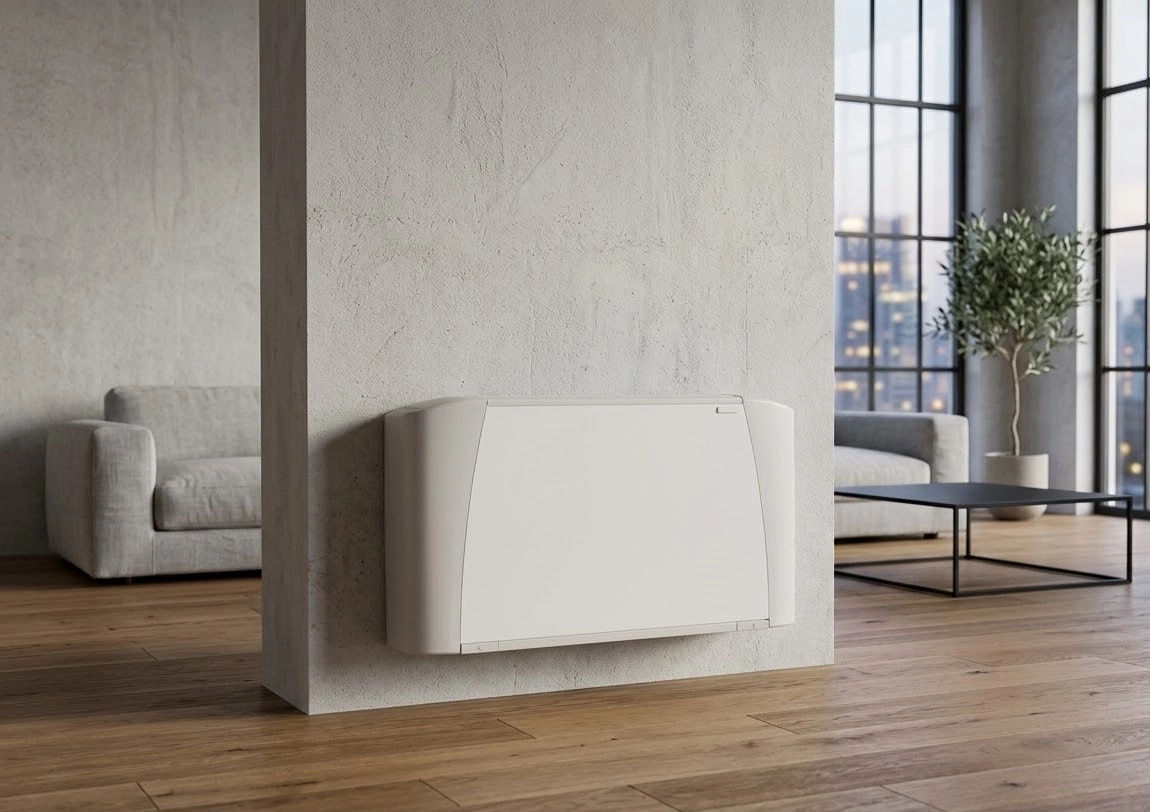 Фанкойл універсальний, ефективна робота вентиляції Mycond SECF