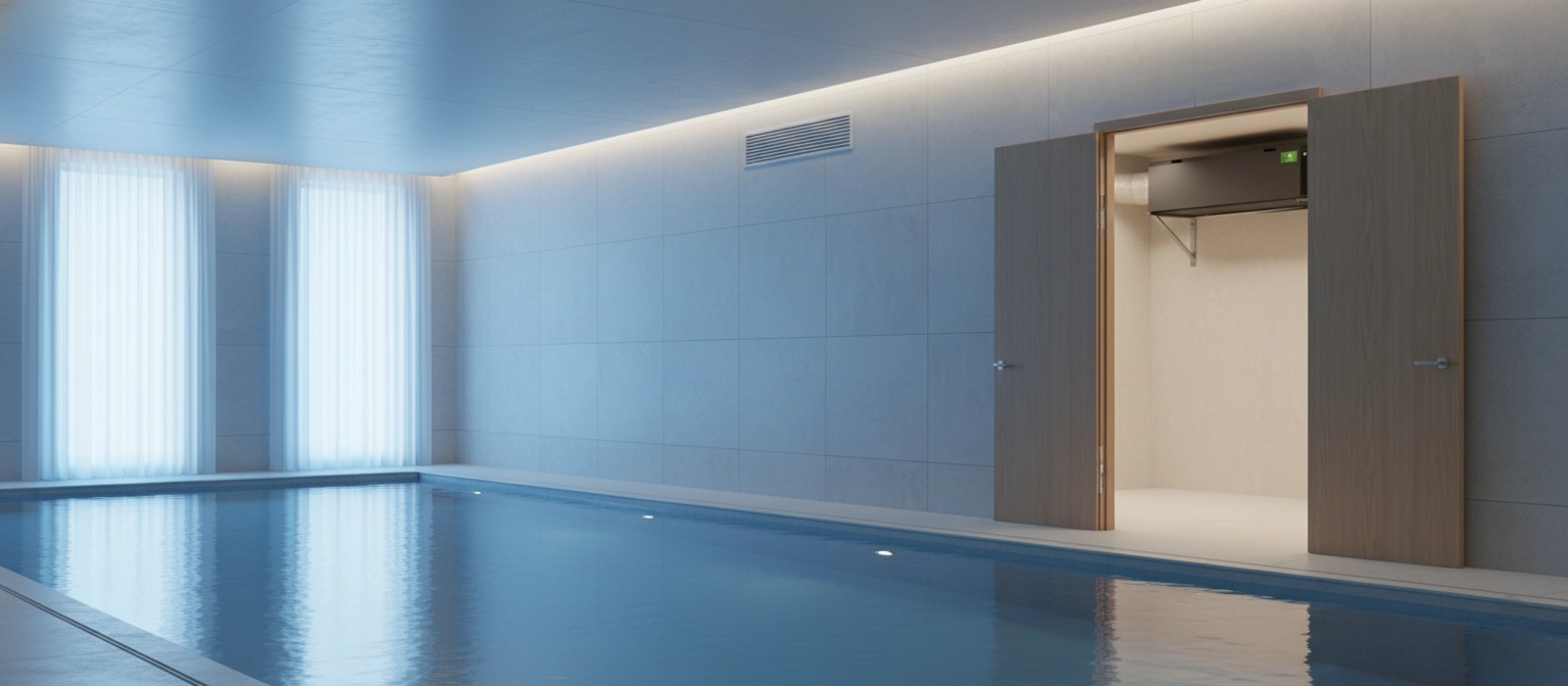 Канальний осушувач для басейнів Mycond MSHAC: чиста та суха атмосфера