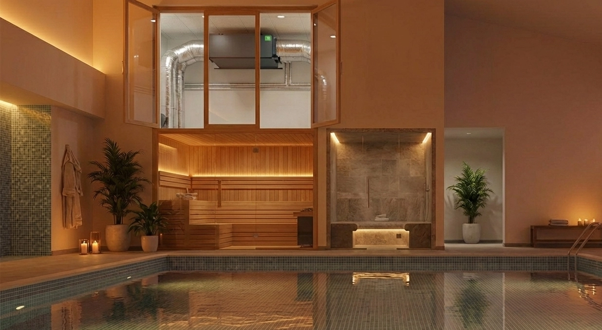 Канальний осушувач для басейнів Mycond MSHAC з енергозберігаючими технологіями