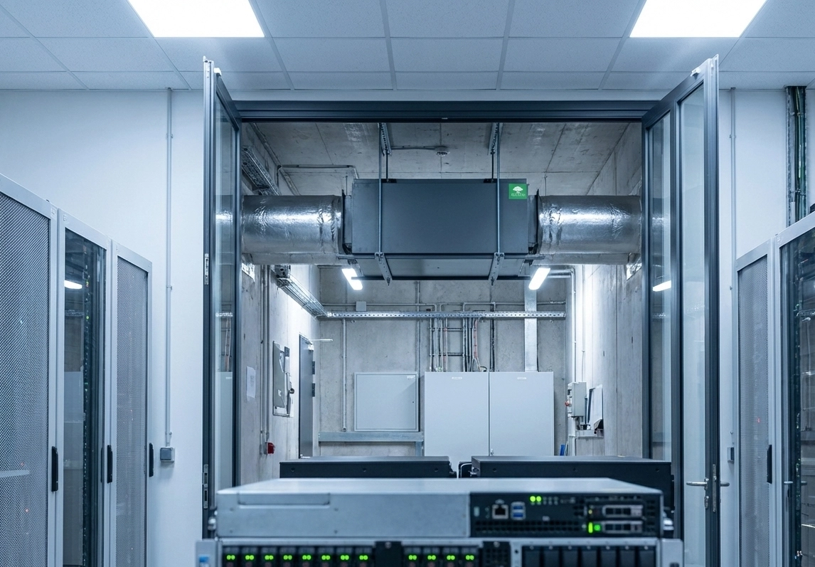 Канальний осушувач для басейнів, який працює при високій вологості від Mycond серії MSHAC