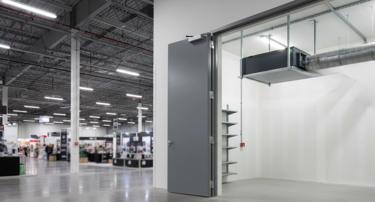 Канальний осушувач для басейнів, робота на низьких температурах Mycond MSHAC