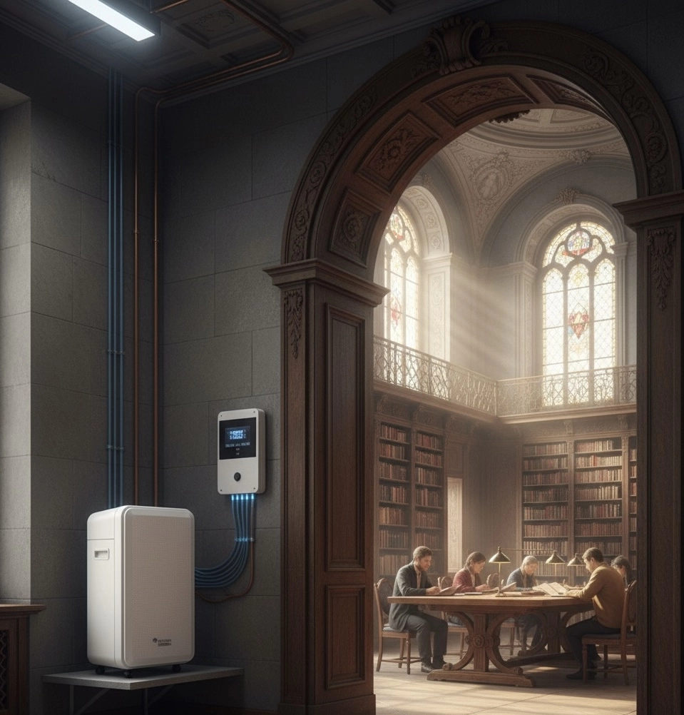 Осушувач для ванної Mycond Roomer Smart 12 з функцією антиобмерзання та стабільною роботою