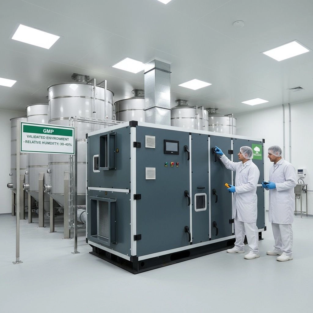 Адсорбційний осушувач повітря для складських приміщень від Mycond серії DESS