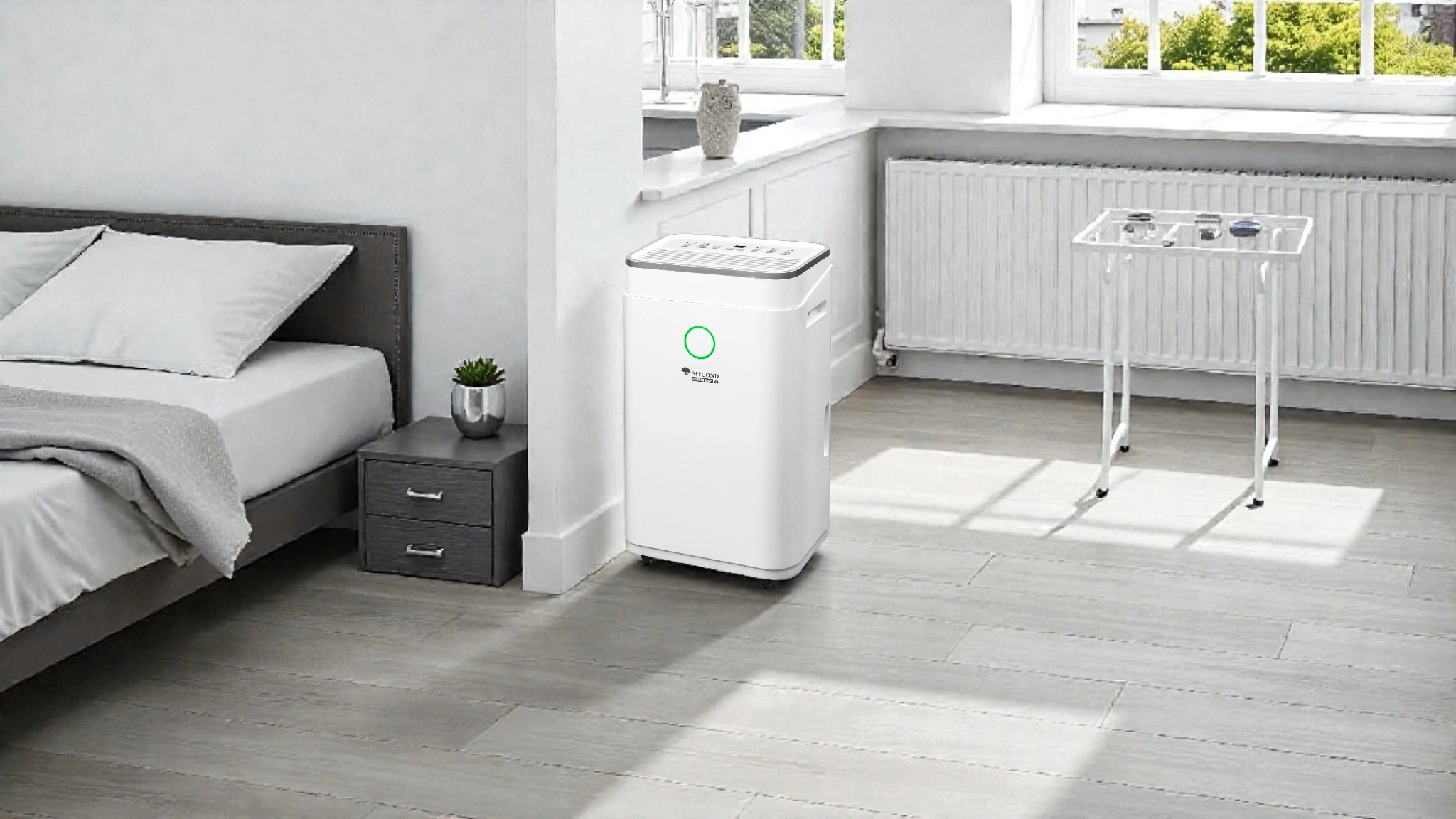 Безпечна робота з осушувачем повітря з автовідключенням Mycond Roomer Smart 25