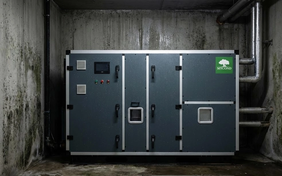 Промисловий адсорбційний осушувач Mycond DESS для технологічних об