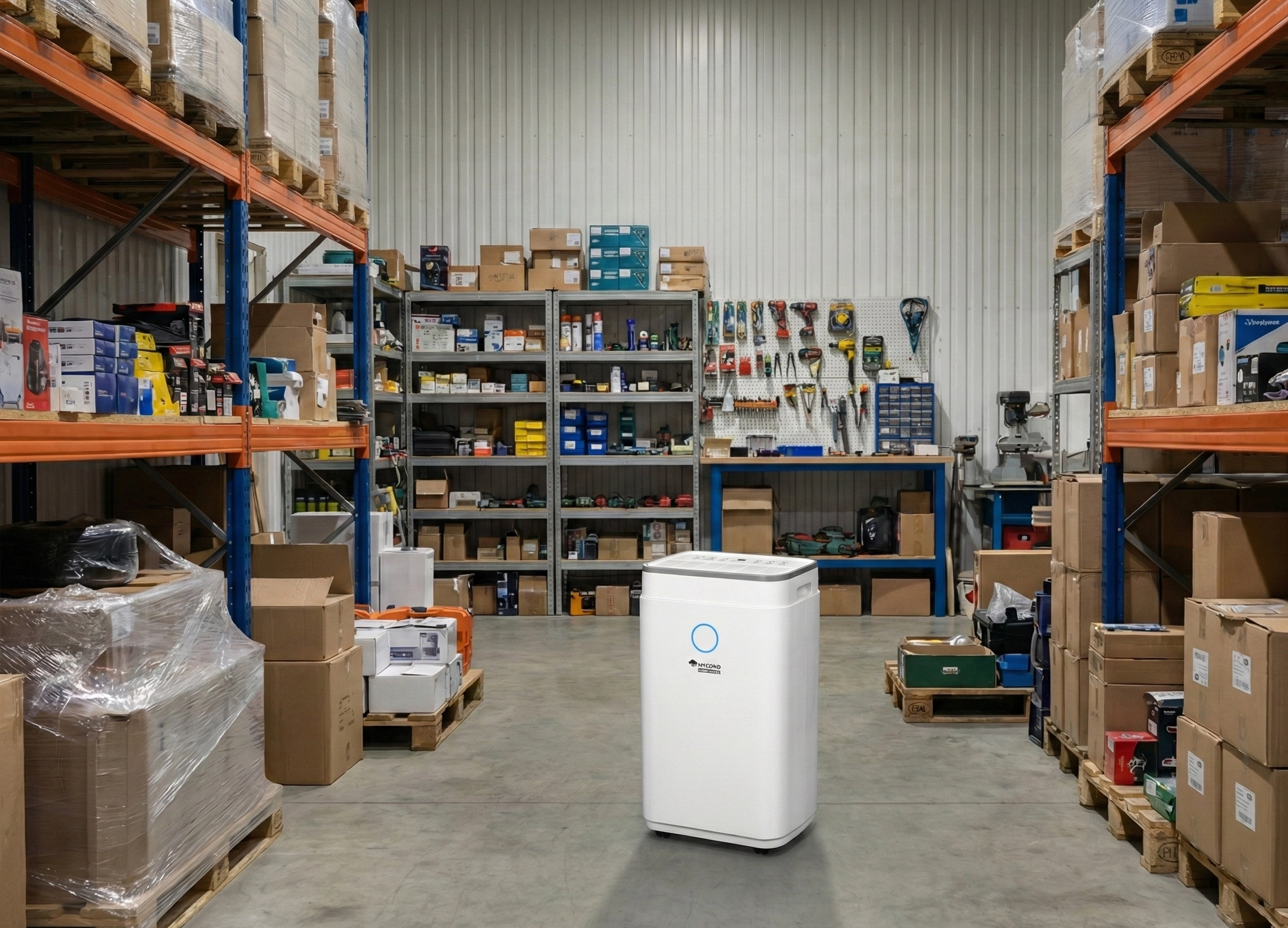 Системи осушення для складських приміщень захищають товари та обладнання від надмірної вологи