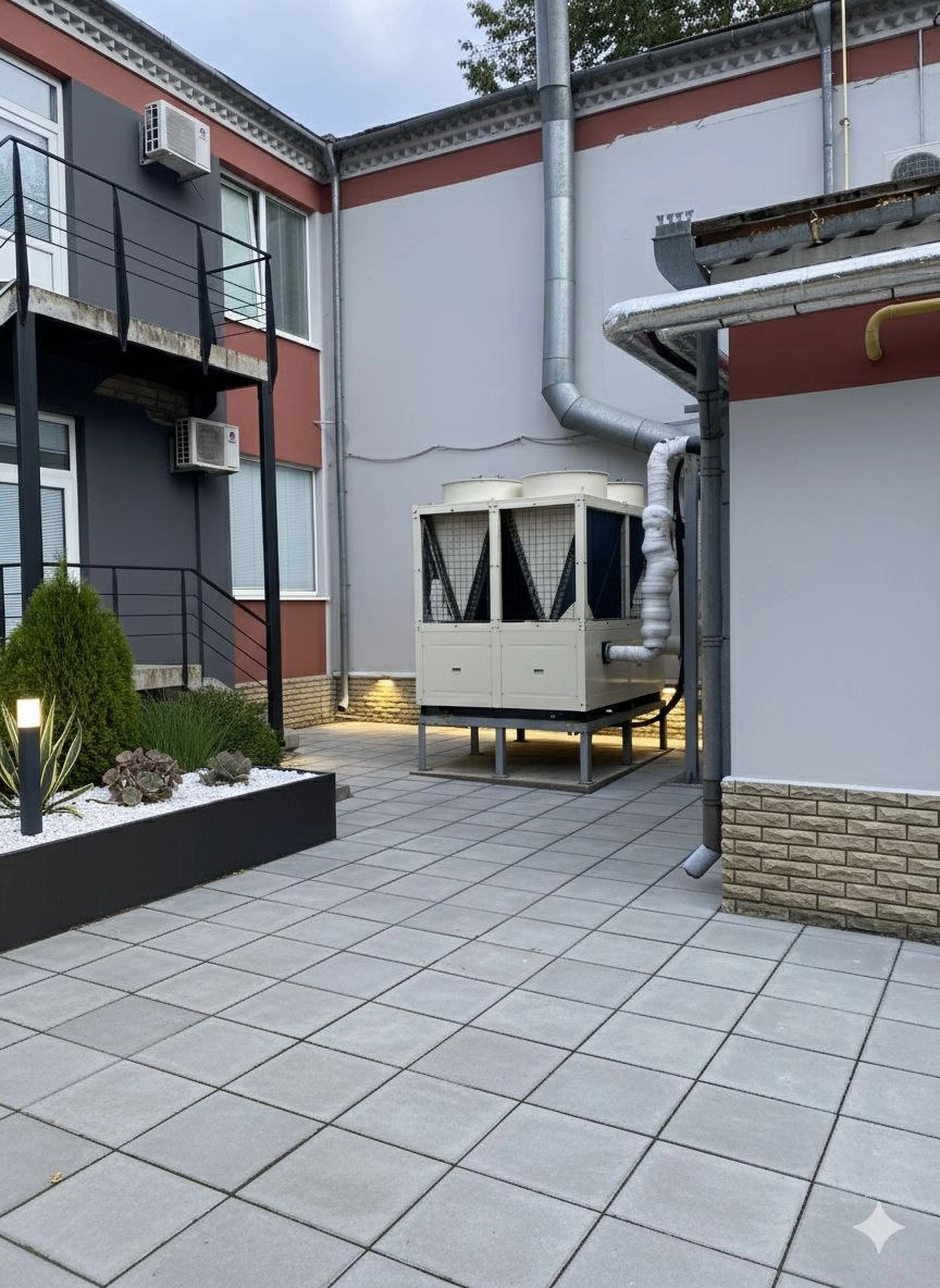 Тепловий насос з технологією EVI для стабільного нагріву Mycond MCU YHE