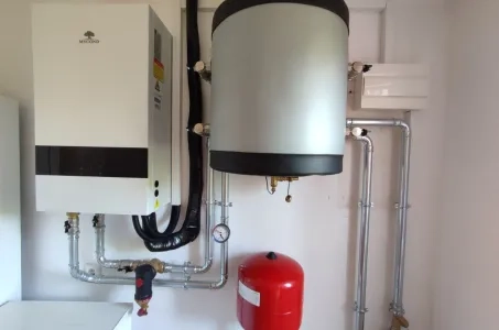 Вілла з тепловими насосами Mycond Split BeeHeat MHS-N14BH/MHS-U14BH