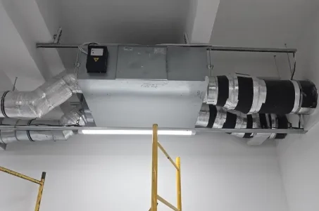 Торговий центр з вентиляційними установками Mycond з рекуперацією енергії MVS