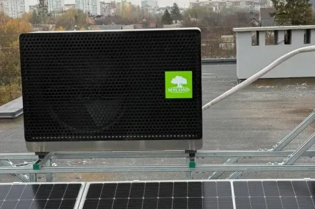 Комерційна установка на даху з тепловим насосом Mycond BeeSmart