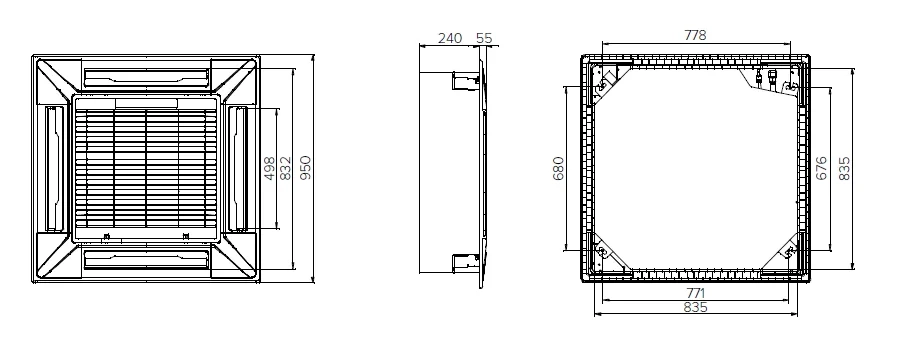MyCond MCFK-T2 Габаритні розміри - 2