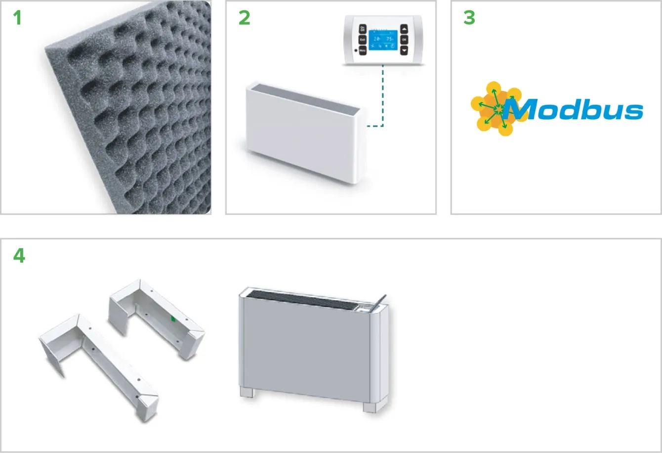 MyCond MDDS/MDCS фільтр, пульт, Modbus, кріплення